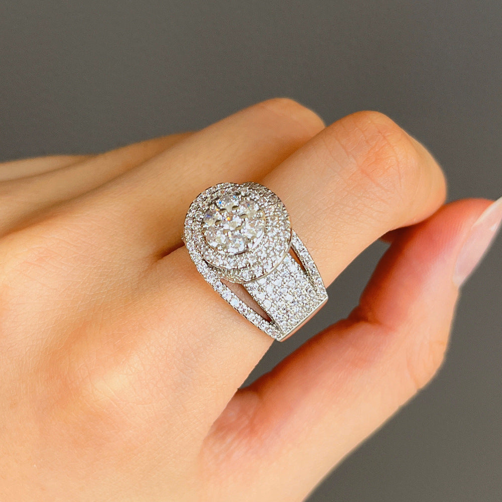 Glacier Dome Ring – White Gold Edition
