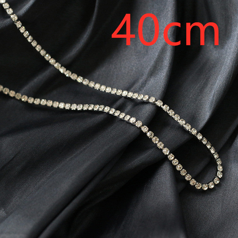 8mm Iced Tennis Chain – Gold & Silver Hip Hop Necklace