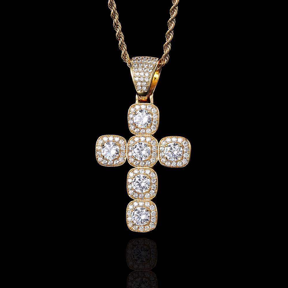 Rock Sugar Cross VVS Pendant