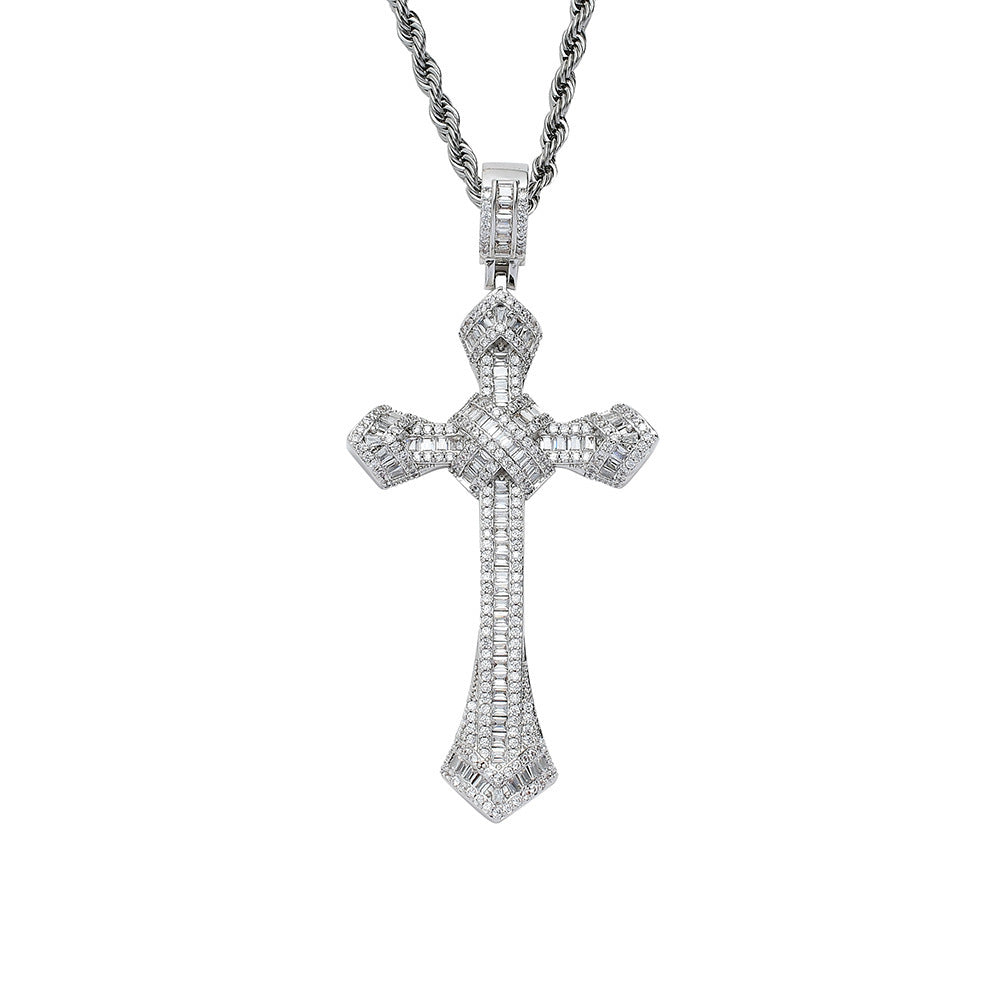 VVS Trinity Iced Pendant