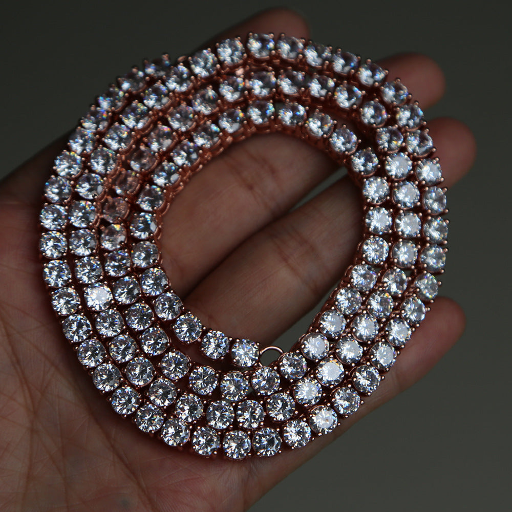 Iced Tennis Chain 5mm Single Row