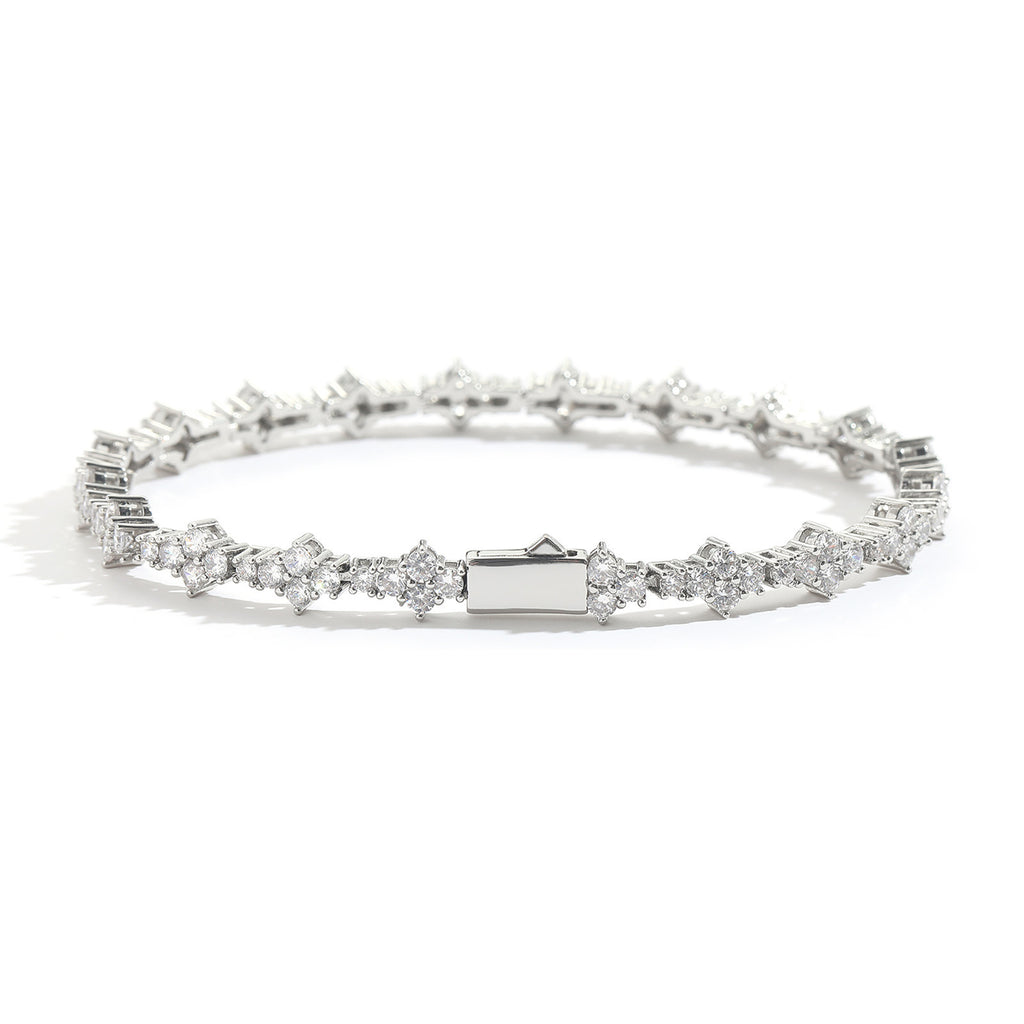 Iced Plum Tennis Bracelet