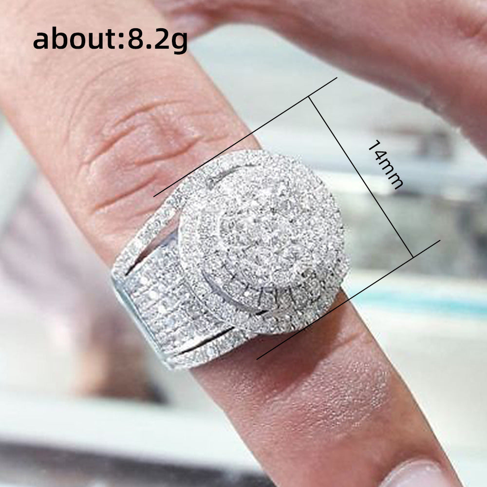 Glacier Dome Ring – White Gold Edition