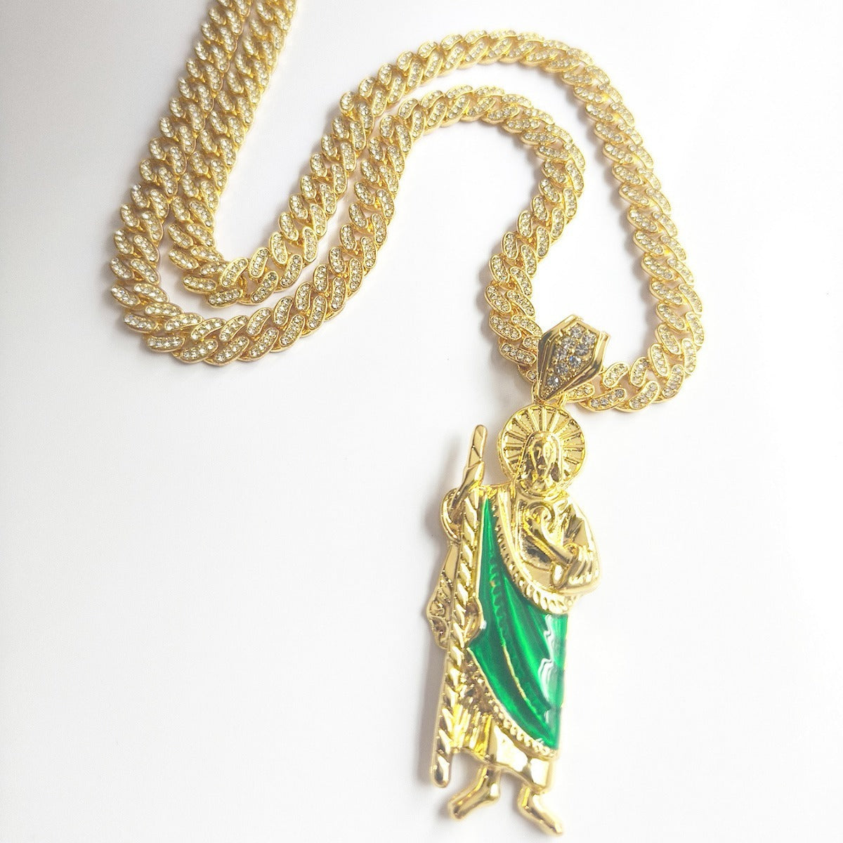 Sacred Icon Pendant Cuban Chain