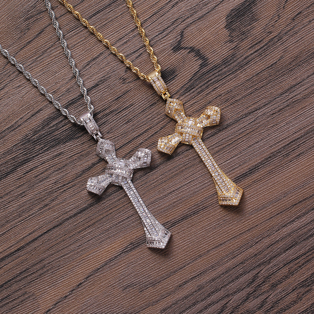 VVS Trinity Iced Pendant