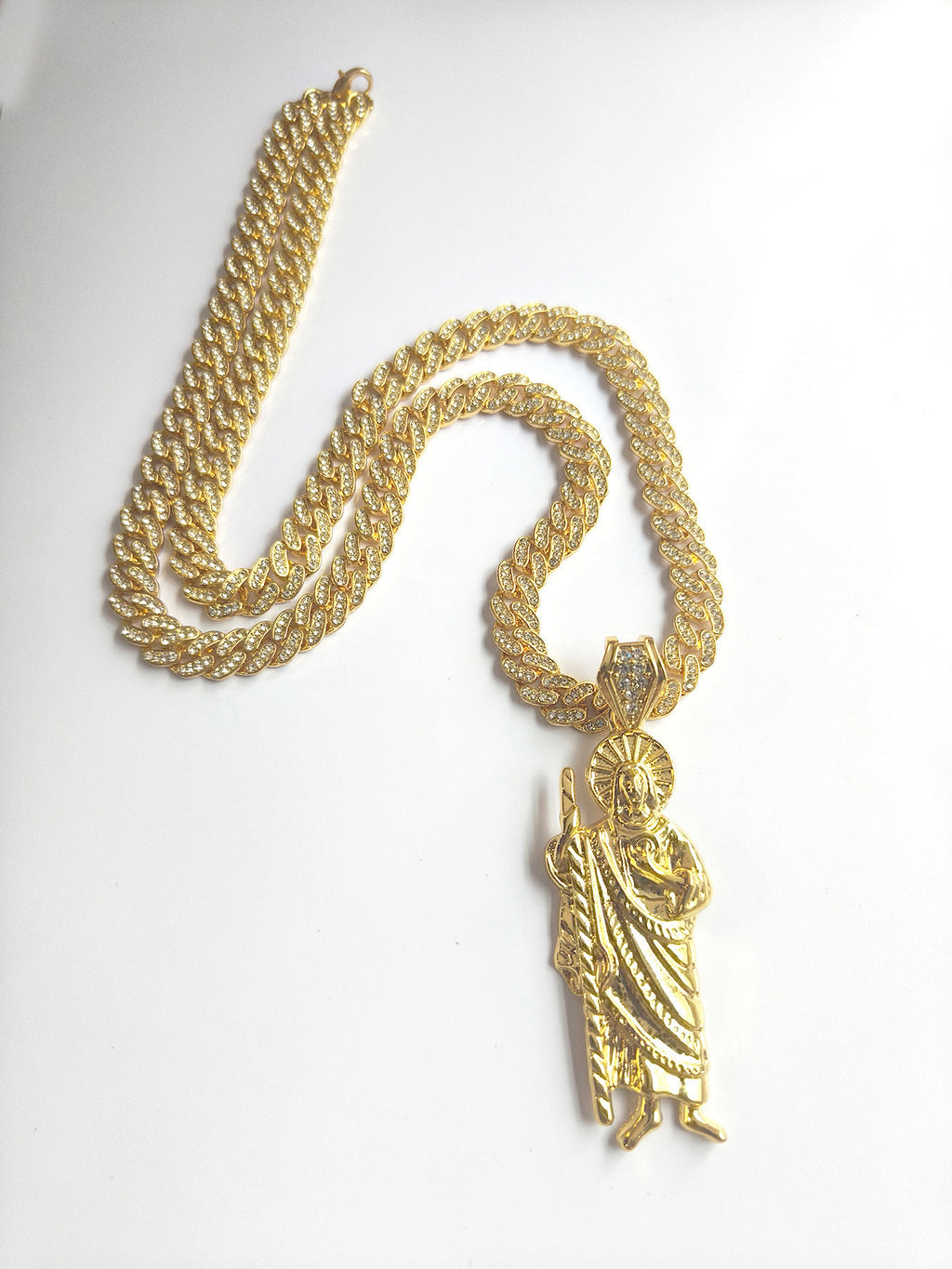 Sacred Icon Pendant Cuban Chain