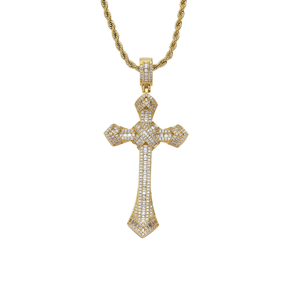 VVS Trinity Iced Pendant