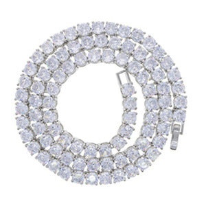 Iced Tennis Chain 5mm Single Row