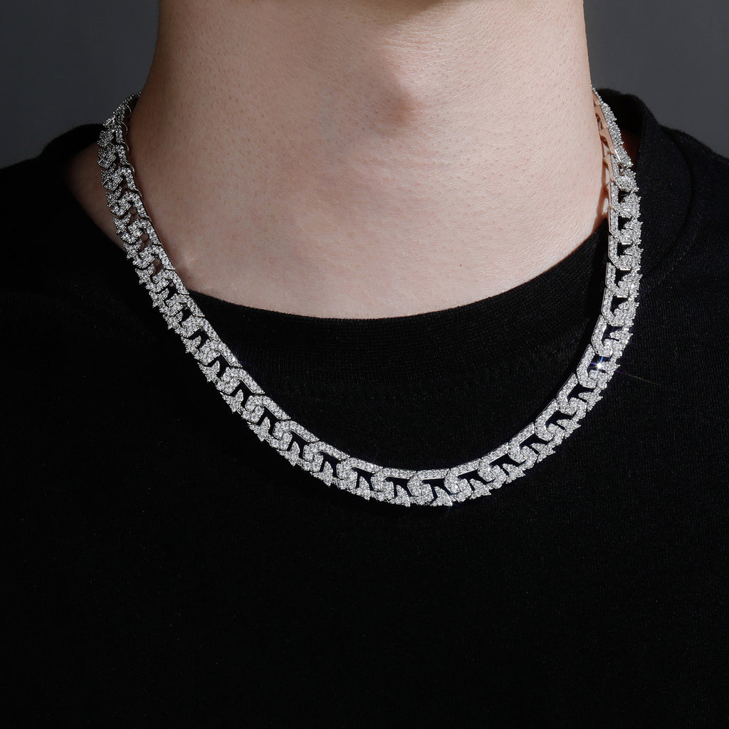 Iced S-Pattern Cuban Link Setyes