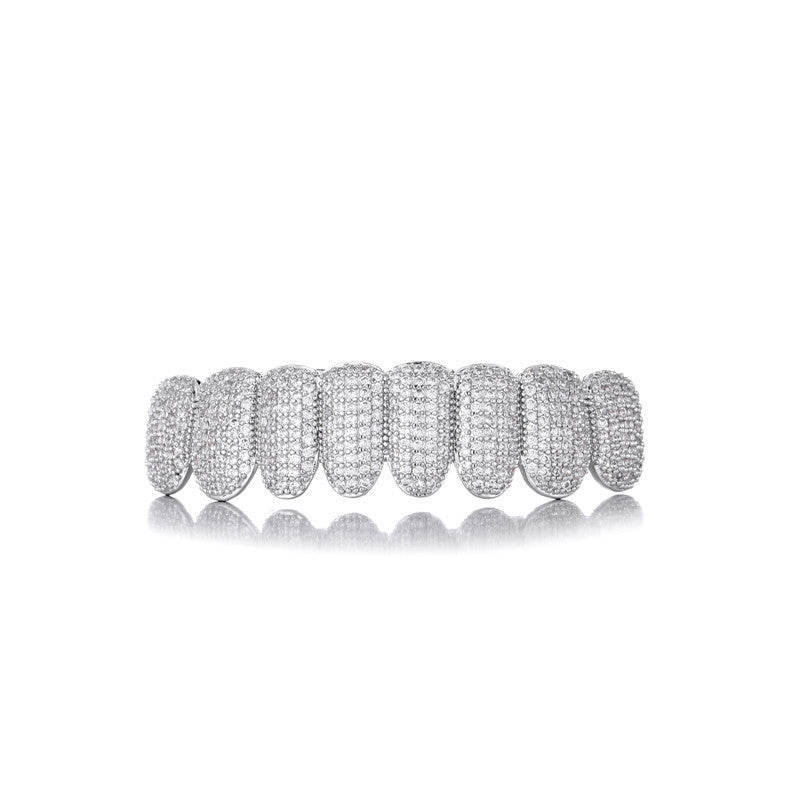 Iced Out Diamond Grillz Set
