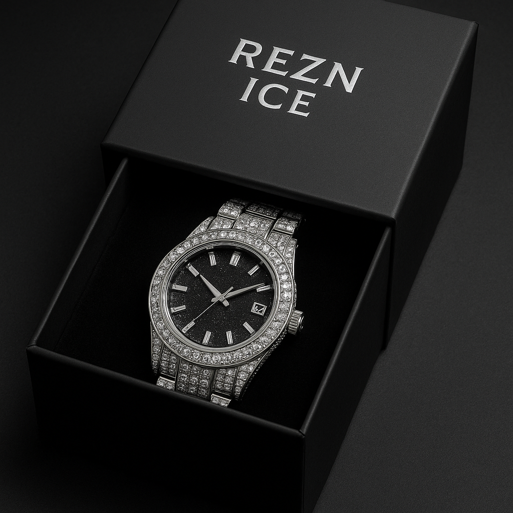 Midnight Glacier Iced Watch