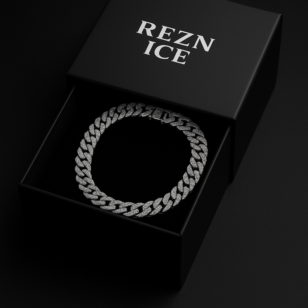 Box Buckle 14mm Bar Cuban Link Chain