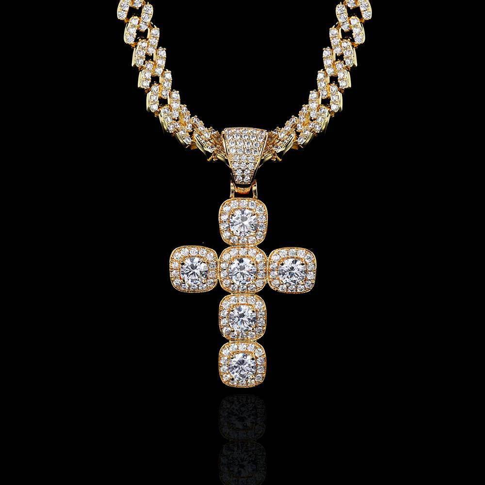 Rock Sugar Cross VVS Pendant