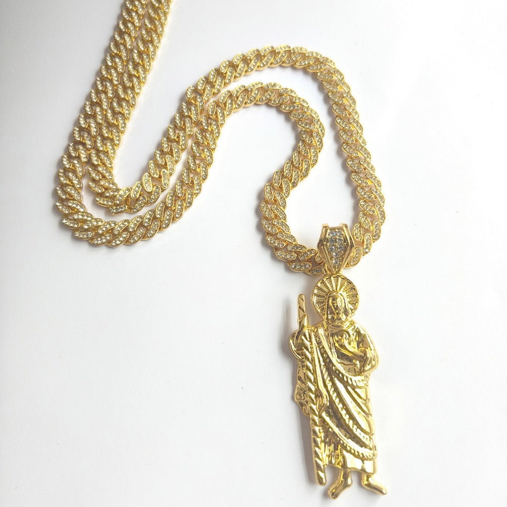 Sacred Icon Pendant Cuban Chain