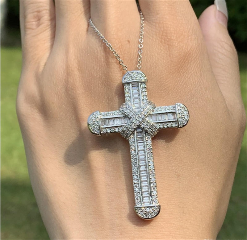 Jewelry Premium Diamond Cross Necklace