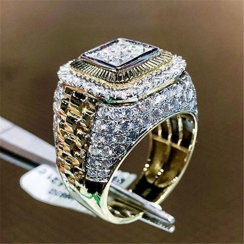 VVS Royal Ice Ring – Gold Rim Edition