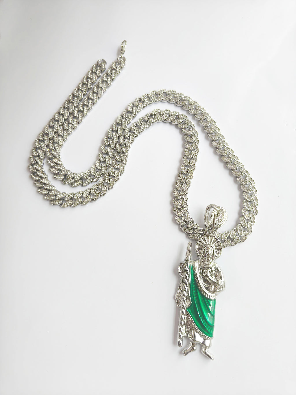 Sacred Icon Pendant Cuban Chain