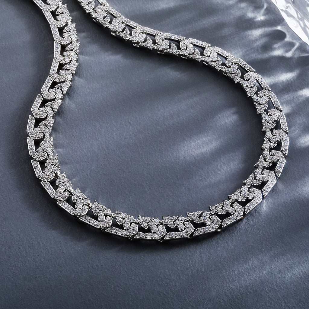 Iced S-Pattern Cuban Link Setyes