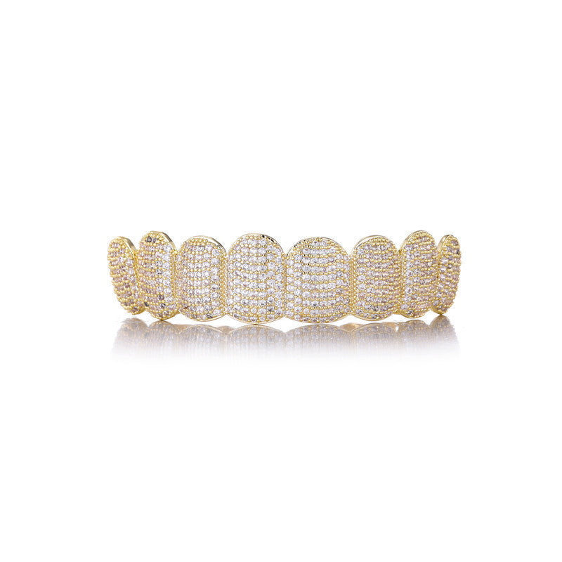 Iced Out Diamond Grillz Set