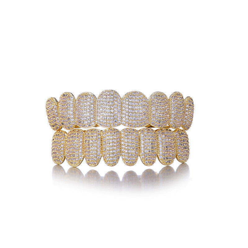 Iced Out Diamond Grillz Set