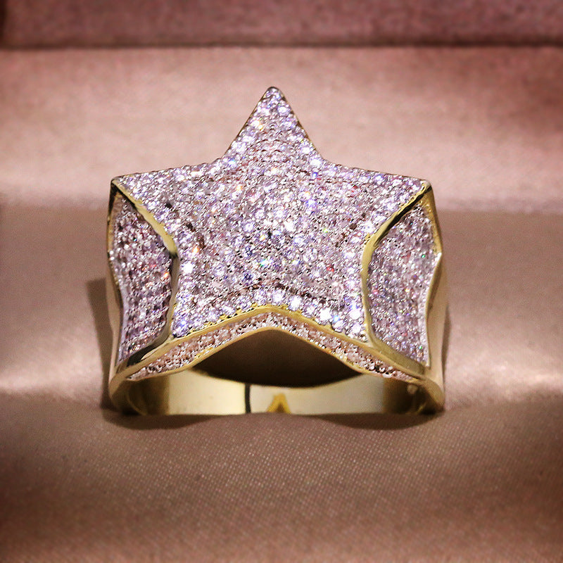 VVS Starfire Ring – Two-Tone Ice Edition