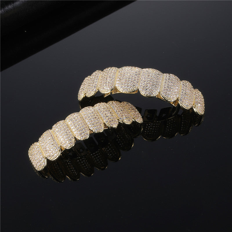 Iced Out Diamond Grillz Set