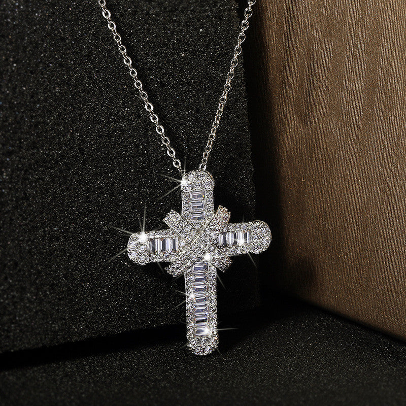 Jewelry Premium Diamond Cross Necklace